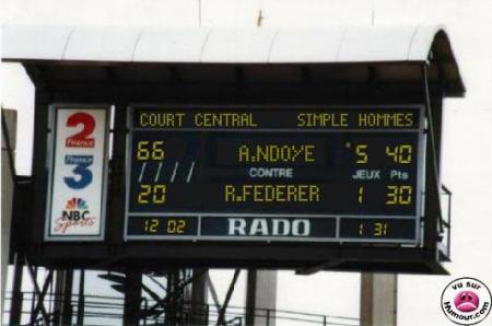 c'etait un match de tennis